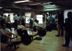 Caroline Lester  Karla Draft and Natalie Bolt on the ergs